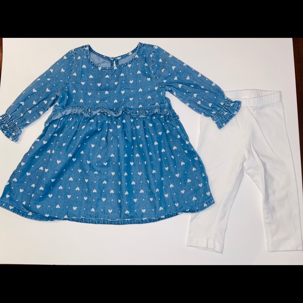 Old Navy Dress with Leggings